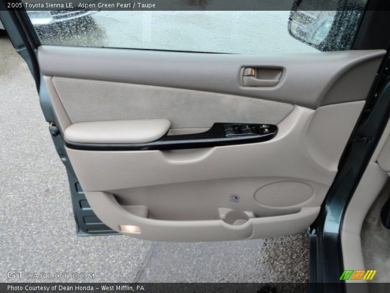 Aspen Green Pearl / Taupe 2005 Toyota Sienna LE
