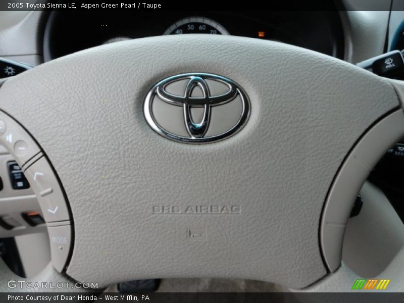 Aspen Green Pearl / Taupe 2005 Toyota Sienna LE