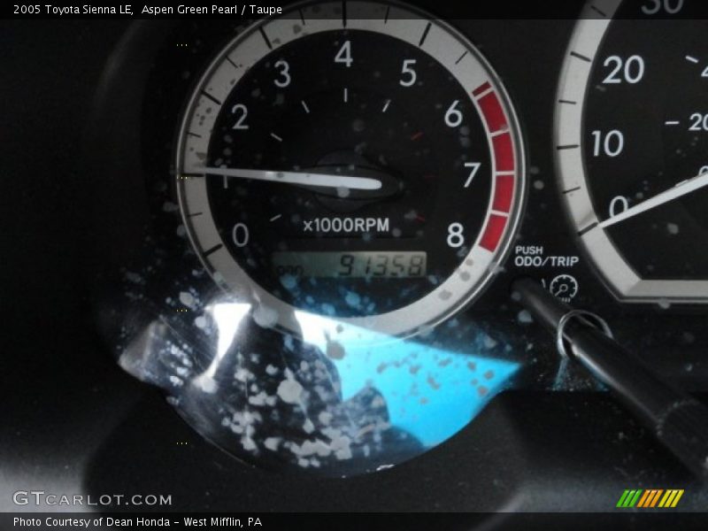 Aspen Green Pearl / Taupe 2005 Toyota Sienna LE