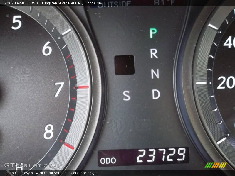 Tungsten Silver Metallic / Light Gray 2007 Lexus ES 350