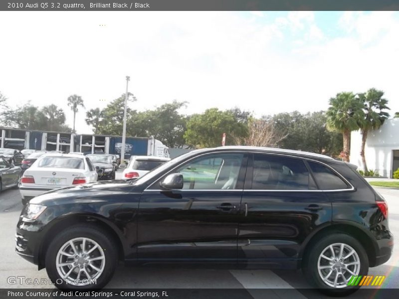 Brilliant Black / Black 2010 Audi Q5 3.2 quattro