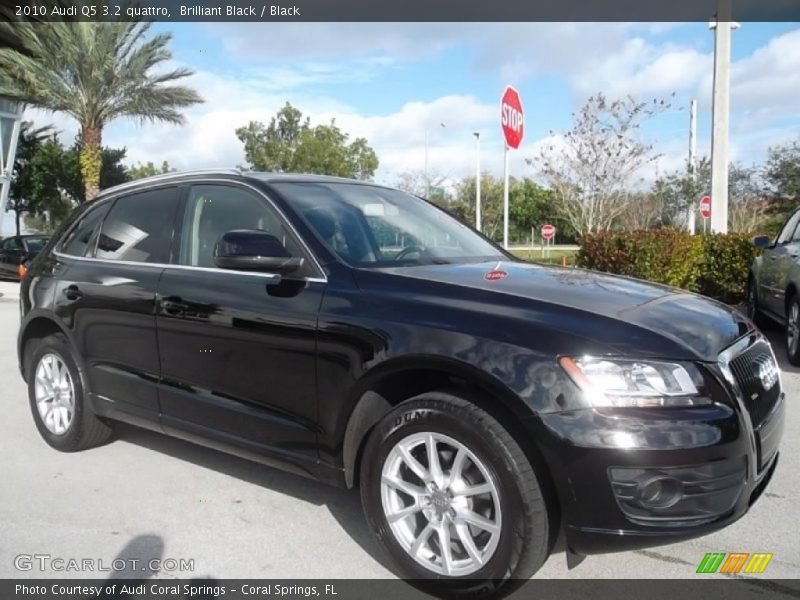 Brilliant Black / Black 2010 Audi Q5 3.2 quattro