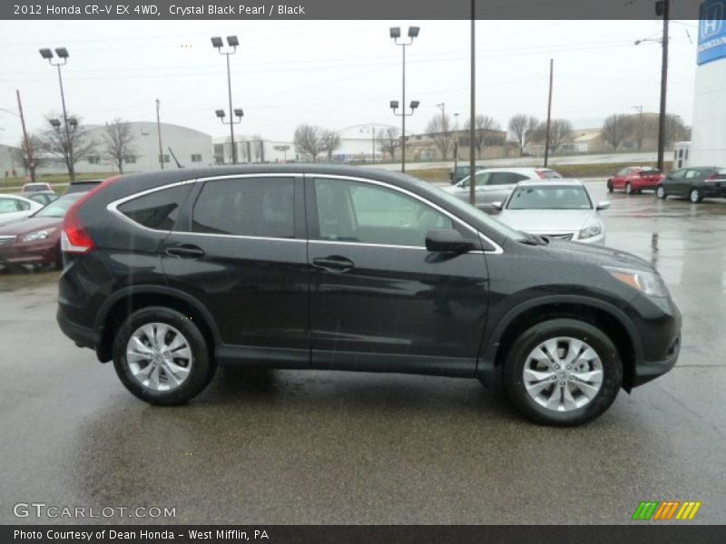Crystal Black Pearl / Black 2012 Honda CR-V EX 4WD