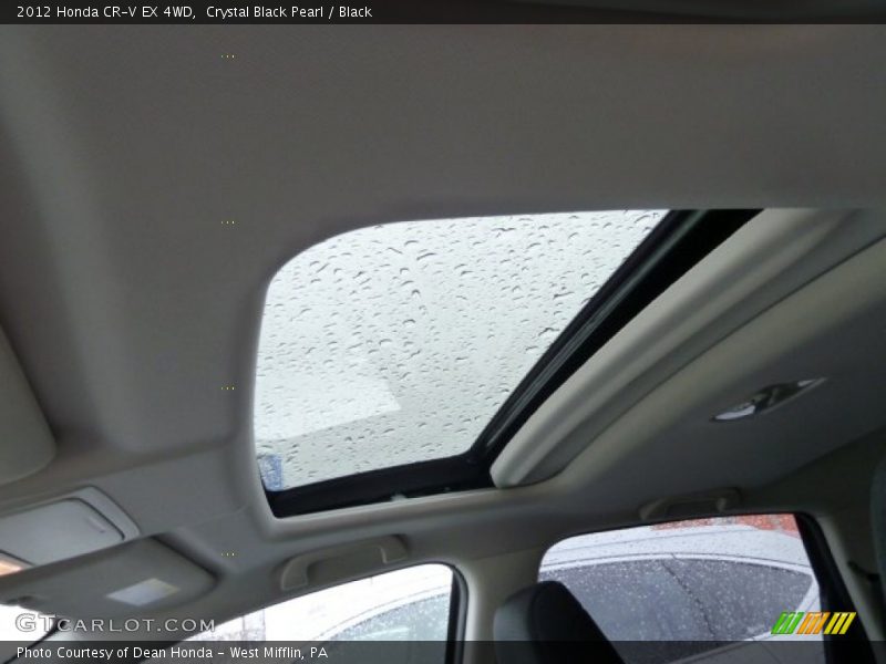 Crystal Black Pearl / Black 2012 Honda CR-V EX 4WD