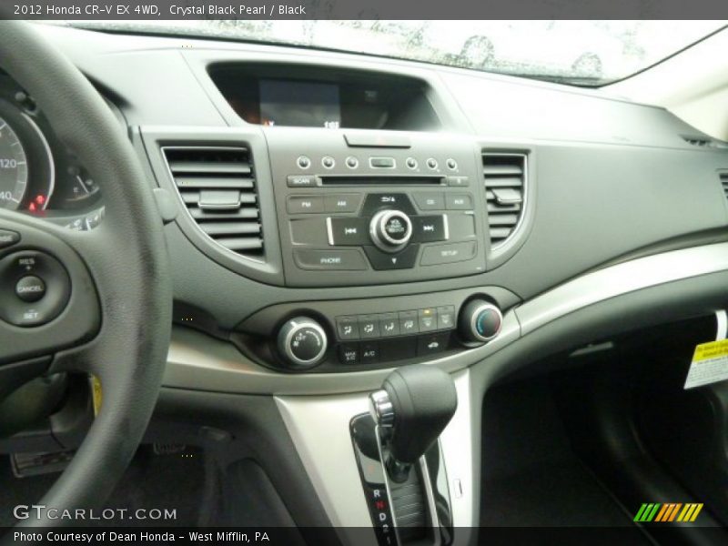Crystal Black Pearl / Black 2012 Honda CR-V EX 4WD