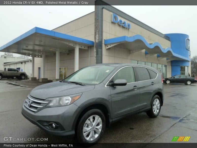 Polished Metal Metallic / Gray 2012 Honda CR-V EX 4WD