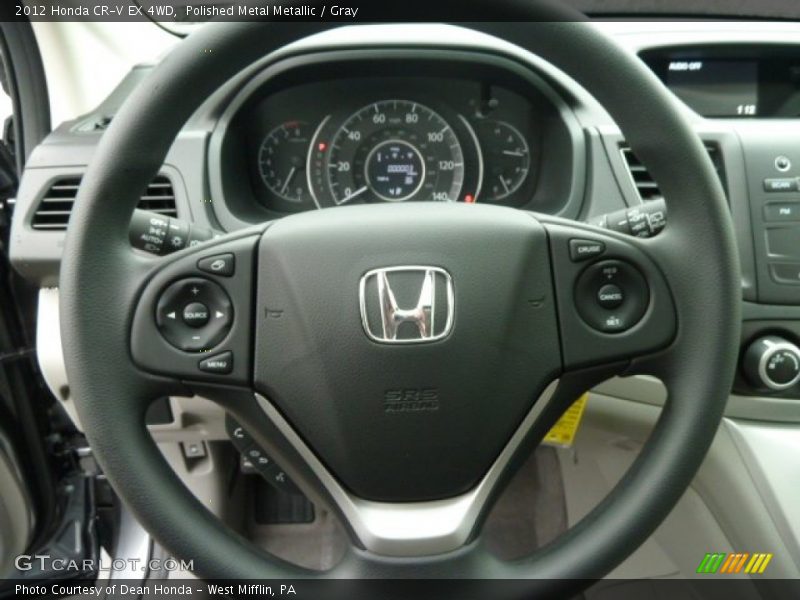 Polished Metal Metallic / Gray 2012 Honda CR-V EX 4WD