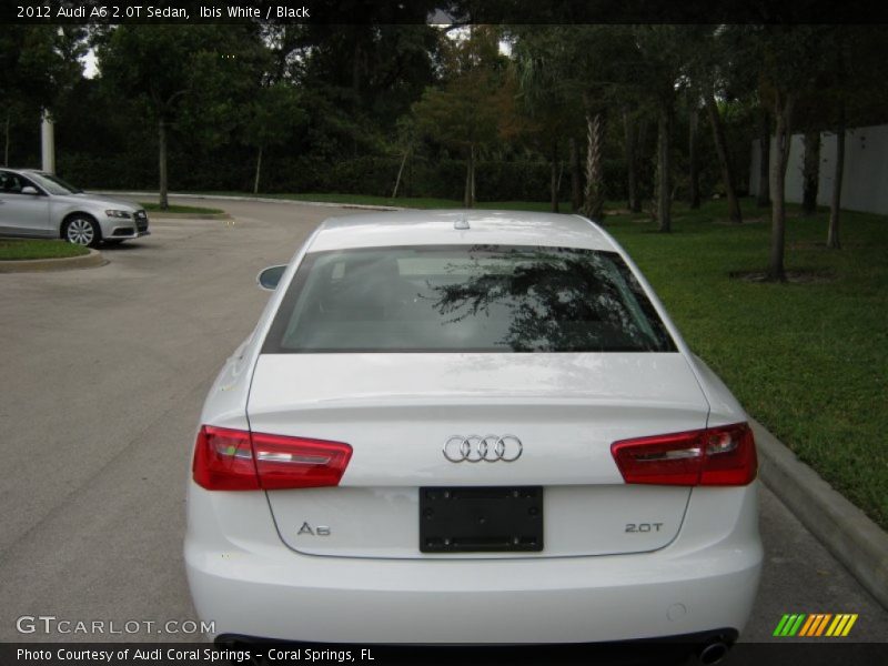 Ibis White / Black 2012 Audi A6 2.0T Sedan