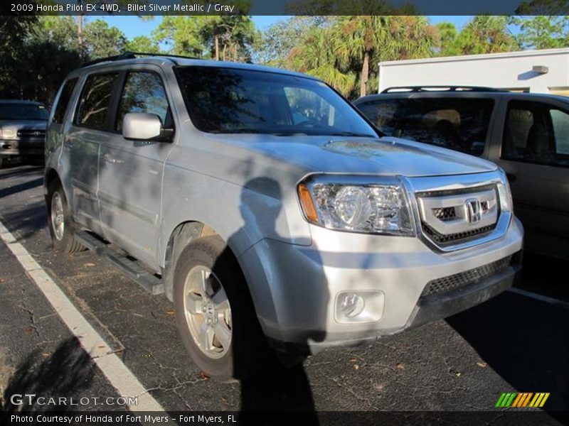 Billet Silver Metallic / Gray 2009 Honda Pilot EX 4WD