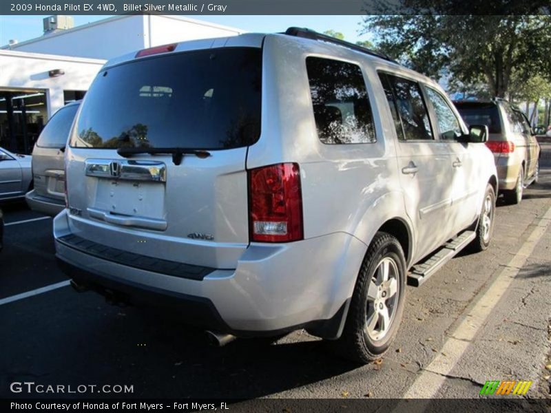 Billet Silver Metallic / Gray 2009 Honda Pilot EX 4WD