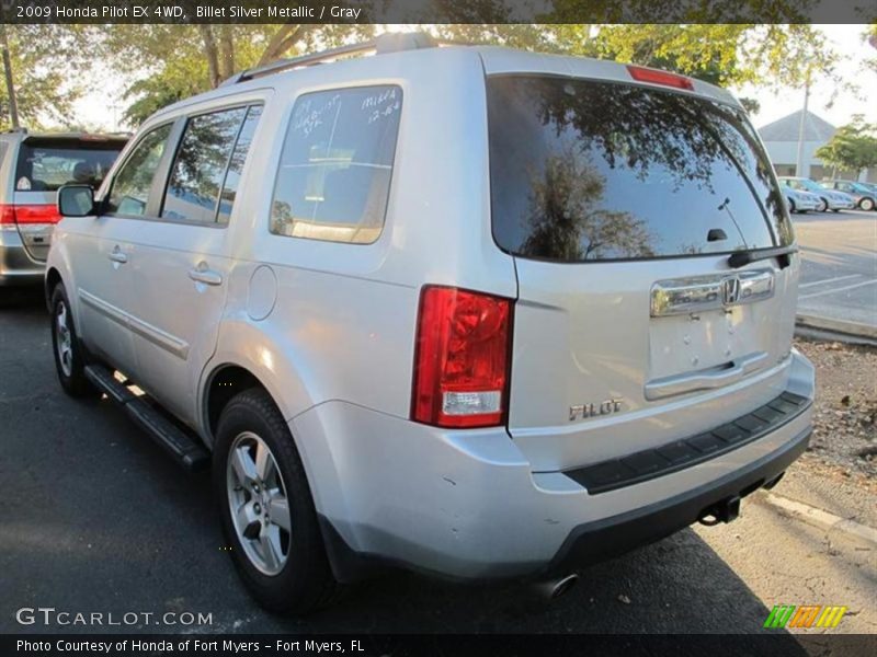 Billet Silver Metallic / Gray 2009 Honda Pilot EX 4WD