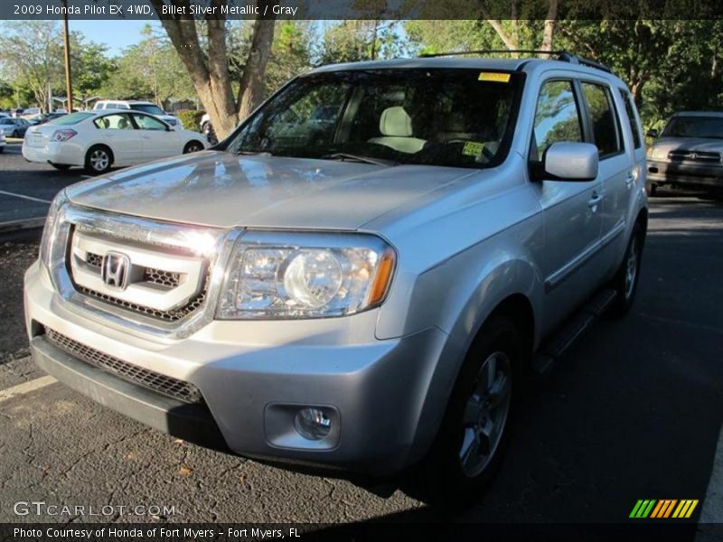 Billet Silver Metallic / Gray 2009 Honda Pilot EX 4WD