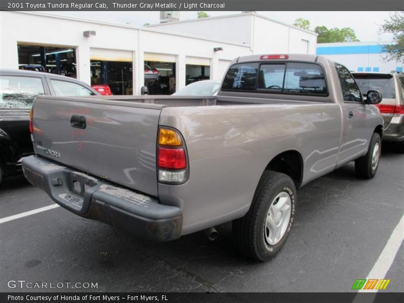 Thunder Gray Metallic / Light Charcoal 2001 Toyota Tundra Regular Cab