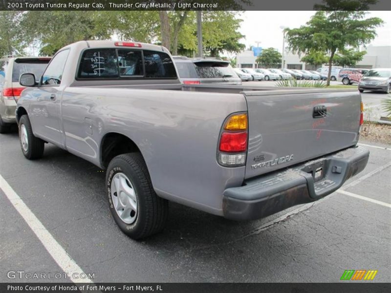 Thunder Gray Metallic / Light Charcoal 2001 Toyota Tundra Regular Cab