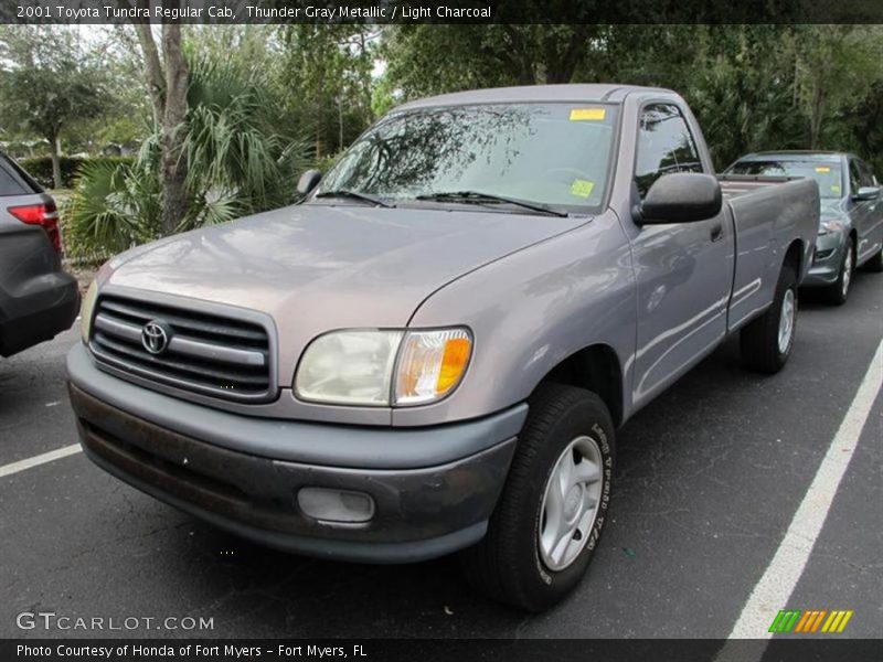 Thunder Gray Metallic / Light Charcoal 2001 Toyota Tundra Regular Cab