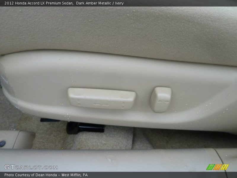 Dark Amber Metallic / Ivory 2012 Honda Accord LX Premium Sedan