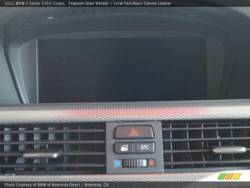 Titanium Silver Metallic / Coral Red/Black Dakota Leather 2011 BMW 3 Series 335is Coupe