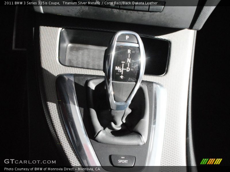 Titanium Silver Metallic / Coral Red/Black Dakota Leather 2011 BMW 3 Series 335is Coupe