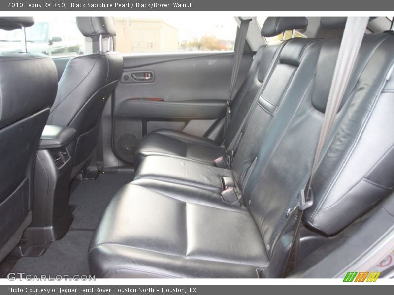 Black Sapphire Pearl / Black/Brown Walnut 2010 Lexus RX 350