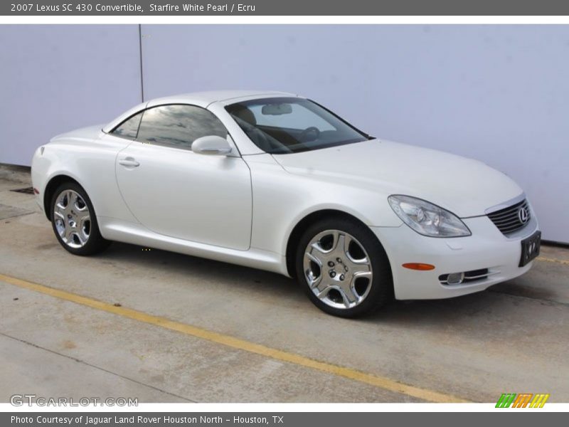 Starfire White Pearl / Ecru 2007 Lexus SC 430 Convertible