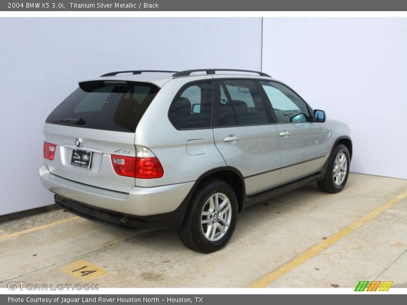 Titanium Silver Metallic / Black 2004 BMW X5 3.0i