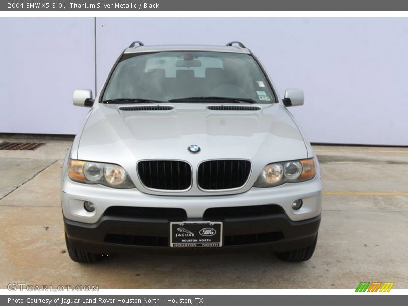 Titanium Silver Metallic / Black 2004 BMW X5 3.0i