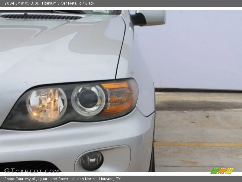 Titanium Silver Metallic / Black 2004 BMW X5 3.0i