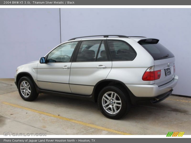 Titanium Silver Metallic / Black 2004 BMW X5 3.0i