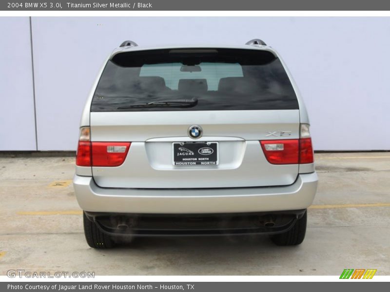 Titanium Silver Metallic / Black 2004 BMW X5 3.0i