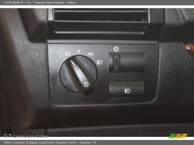Titanium Silver Metallic / Black 2004 BMW X5 3.0i