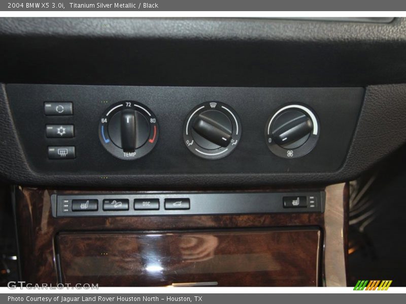 Titanium Silver Metallic / Black 2004 BMW X5 3.0i