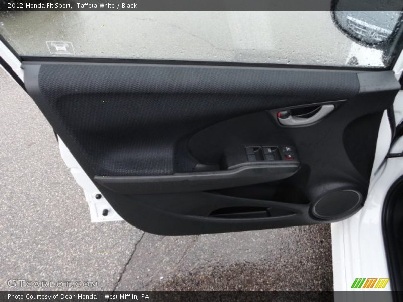 Taffeta White / Black 2012 Honda Fit Sport