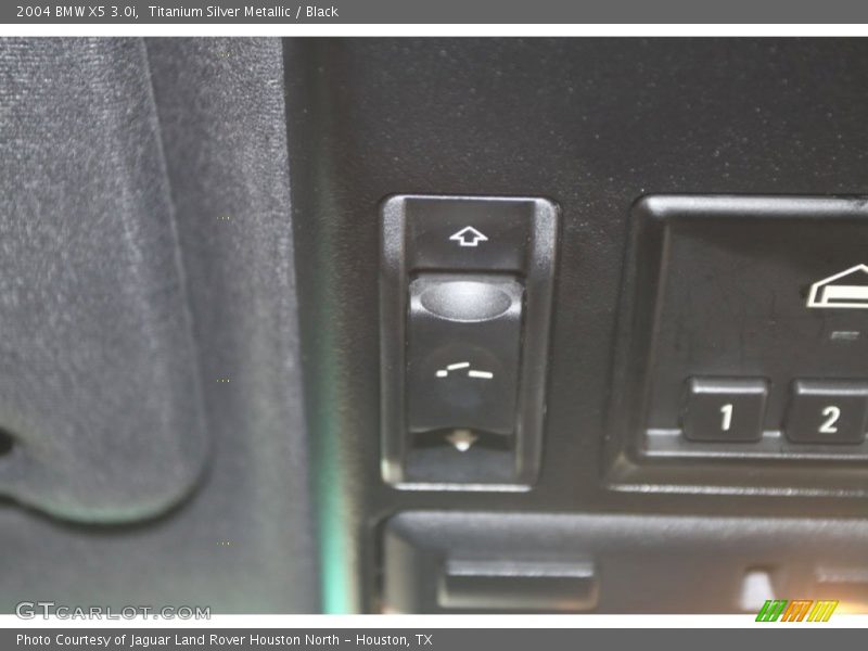 Titanium Silver Metallic / Black 2004 BMW X5 3.0i