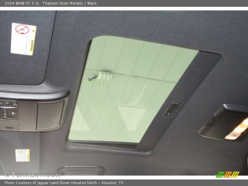 Titanium Silver Metallic / Black 2004 BMW X5 3.0i