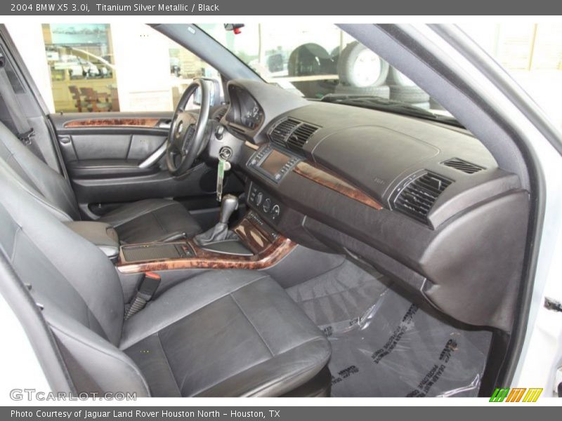 Titanium Silver Metallic / Black 2004 BMW X5 3.0i