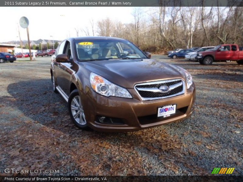 Caramel Bronze Pearl / Warm Ivory 2011 Subaru Legacy 2.5i Premium