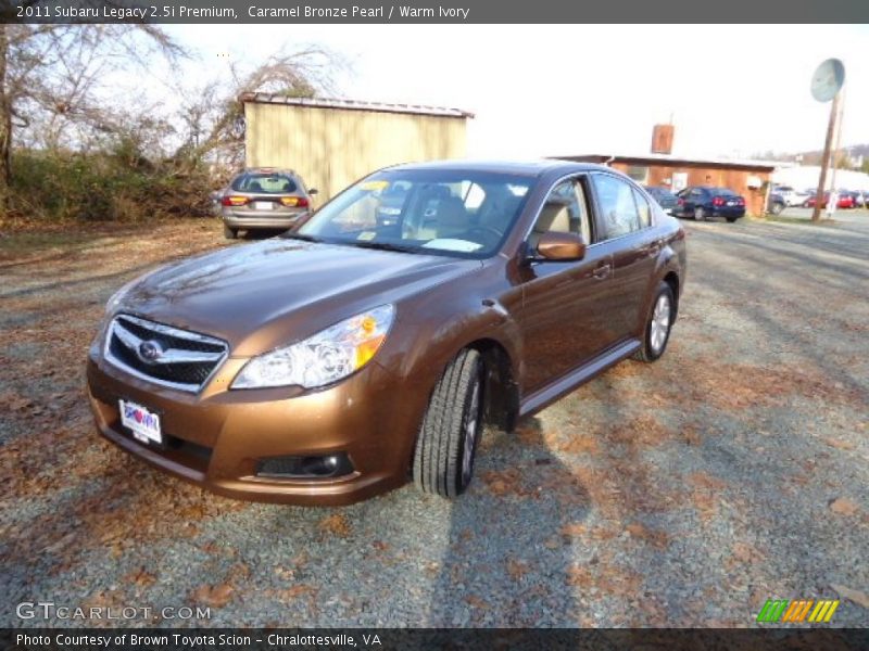 Caramel Bronze Pearl / Warm Ivory 2011 Subaru Legacy 2.5i Premium