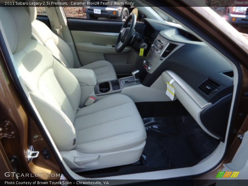 Caramel Bronze Pearl / Warm Ivory 2011 Subaru Legacy 2.5i Premium