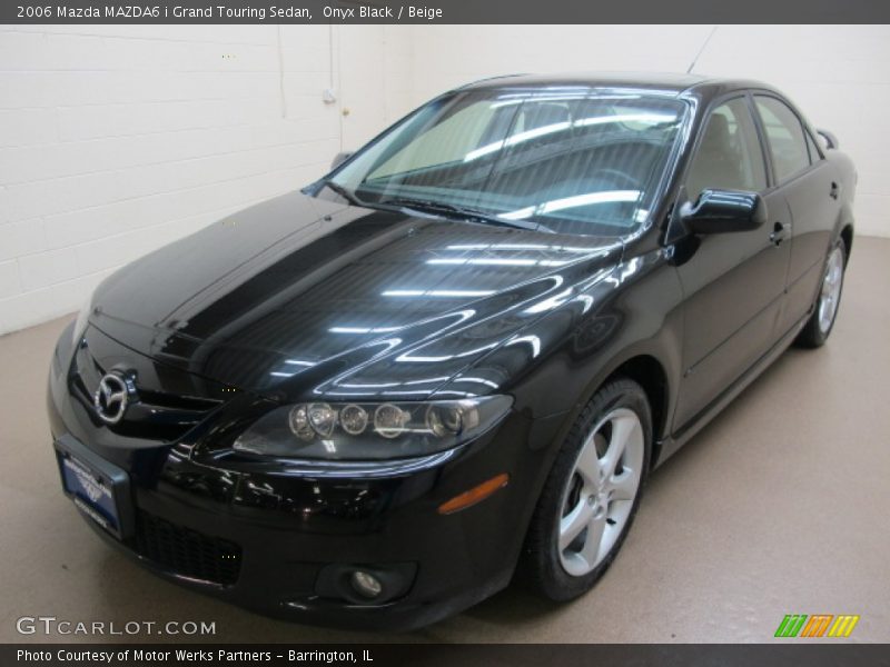 Onyx Black / Beige 2006 Mazda MAZDA6 i Grand Touring Sedan