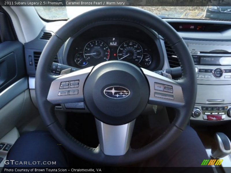 Caramel Bronze Pearl / Warm Ivory 2011 Subaru Legacy 2.5i Premium