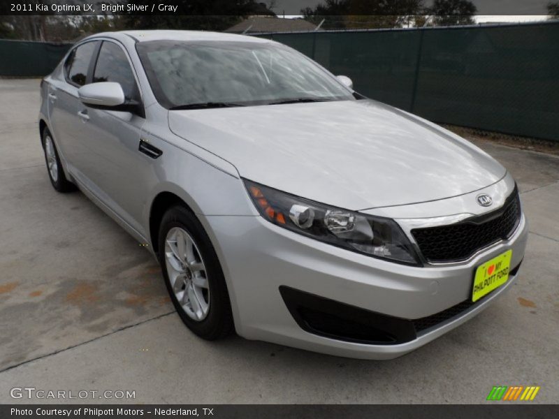 Bright Silver / Gray 2011 Kia Optima LX