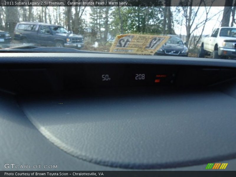 Caramel Bronze Pearl / Warm Ivory 2011 Subaru Legacy 2.5i Premium