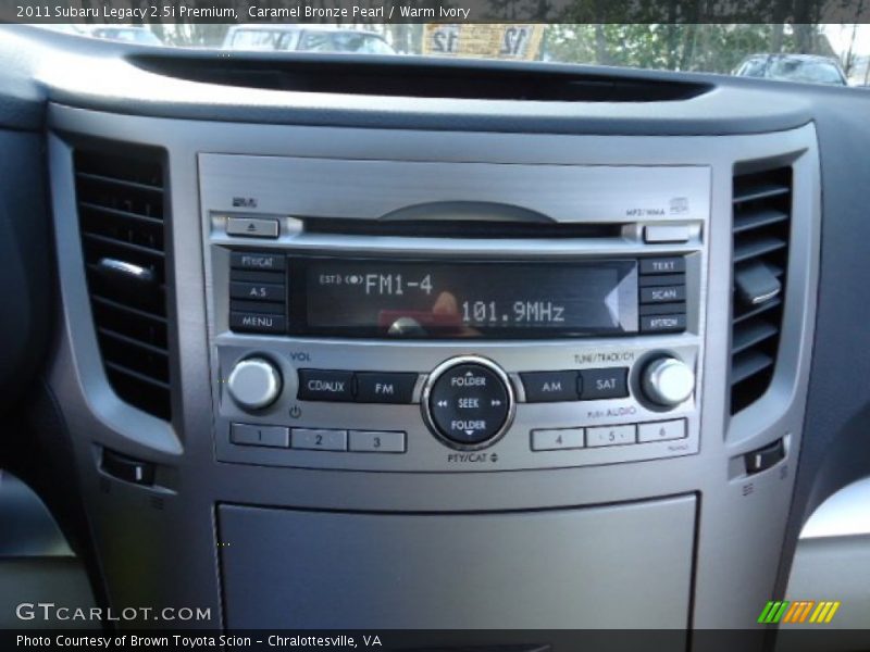 Caramel Bronze Pearl / Warm Ivory 2011 Subaru Legacy 2.5i Premium