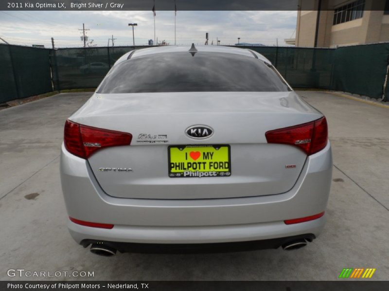 Bright Silver / Gray 2011 Kia Optima LX