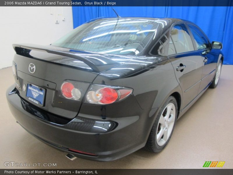 Onyx Black / Beige 2006 Mazda MAZDA6 i Grand Touring Sedan