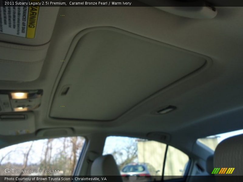 Caramel Bronze Pearl / Warm Ivory 2011 Subaru Legacy 2.5i Premium