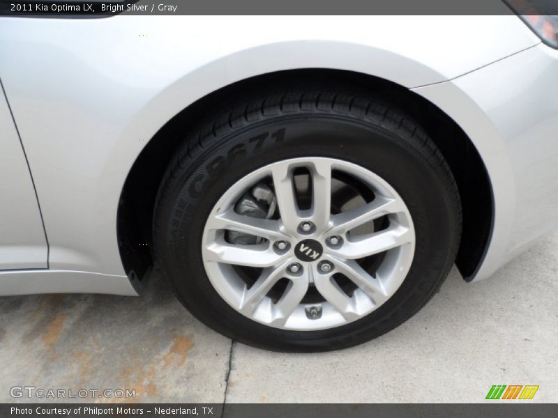 Bright Silver / Gray 2011 Kia Optima LX