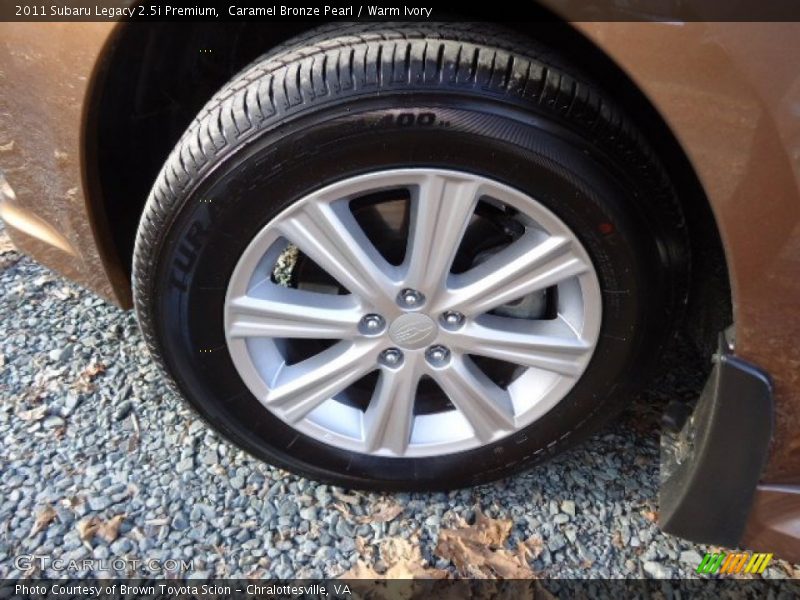 Caramel Bronze Pearl / Warm Ivory 2011 Subaru Legacy 2.5i Premium