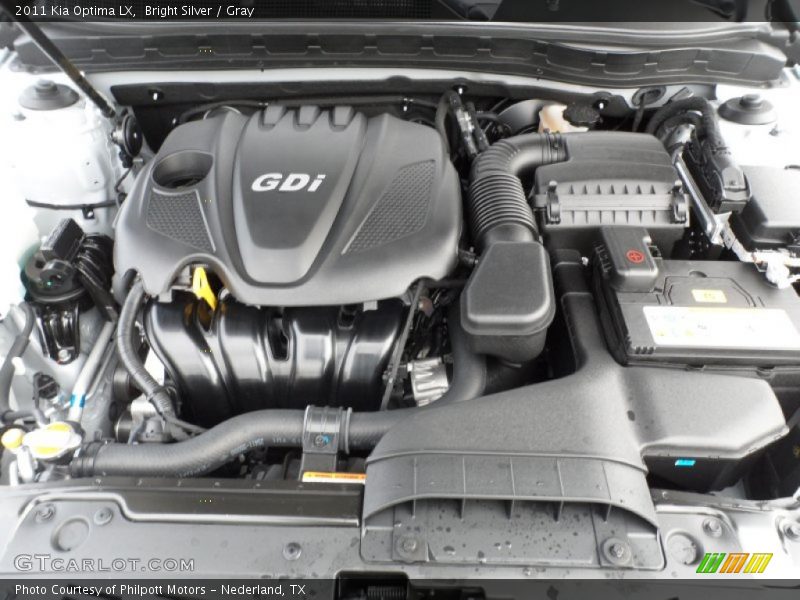  2011 Optima LX Engine - 2.4 Liter GDi DOHC 16-Valve VVT 4 Cylinder
