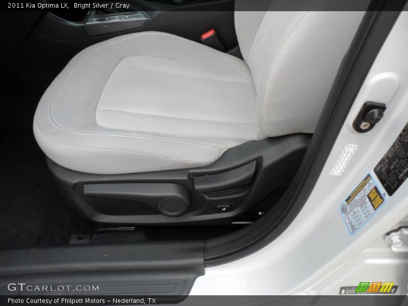 Bright Silver / Gray 2011 Kia Optima LX